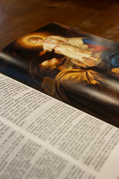 La Biblia Latinoamérica de Lujo Blanca, Letra Grande, Imitación piel