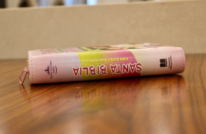 Santa Biblia para Niños, Compacta, Imitación Piel, Rosada