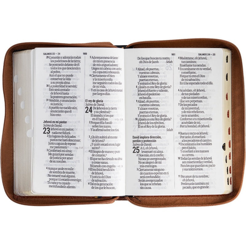 Holy Bible Manual Giant Print Imitation Leather, Black/Brown
