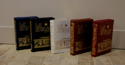La Biblia Latinoamérica de Lujo Blanca, Letra Grande, Imitación piel