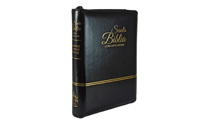 Compact Holy Bible, Large Print, Imitation Leather, Black 
