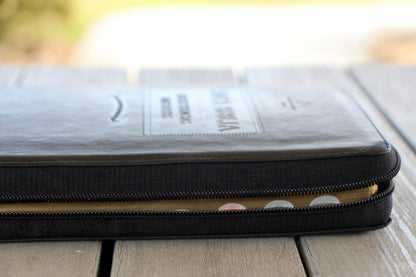 Biblia con Referencia Inmediata Color Negra Letra super Gigante