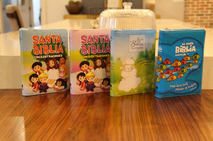 Santa Biblia para Niños, Compacta, Imitación Piel, ovejas