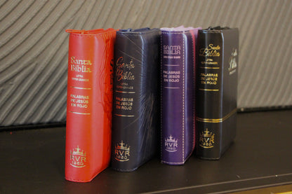 Compact Holy Bible, Large Print, Imitation Leather, Black 