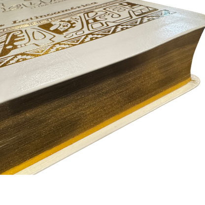 La Biblia Latinoamérica de Lujo Blanca, Letra Grande, Imitación piel