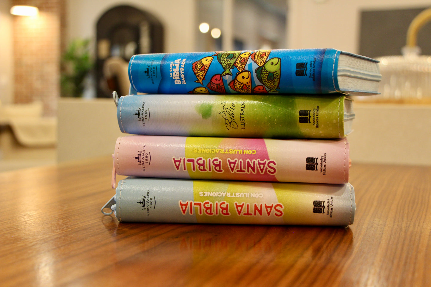 Santa Biblia para Niños, Compacta, Imitación Piel, ovejas