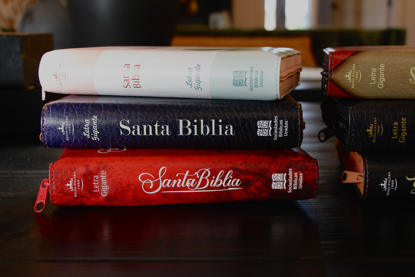 Holy Bible Manual Giant Print Imitation Leather, Black/Brown