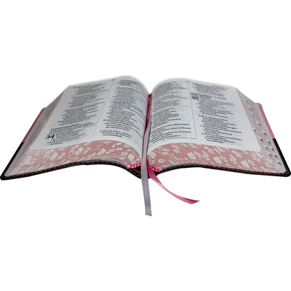 Santa Biblia Letra Gigante Rosa y Marrón – RVR1960