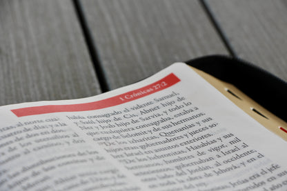 Biblia con Referencia Inmediata Color Negra Letra super Gigante