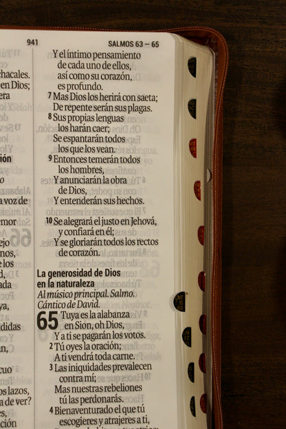 Holy Bible, Super Giant Print, Imitation Leather, Black/Brown 