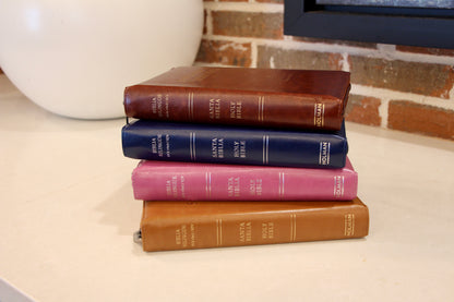 Biblia Bilingue / Caramelo / Manual / Letra Pequeña / Imitación Piel / With Index and Zipper / RVR 1960