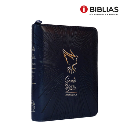 Biblia de Bolsillo color Azul - (9 puntos Letra Pequeña)