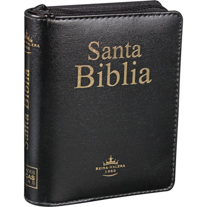Santa Biblia de Bolsillo Negra con Zipper IL – RVR1960