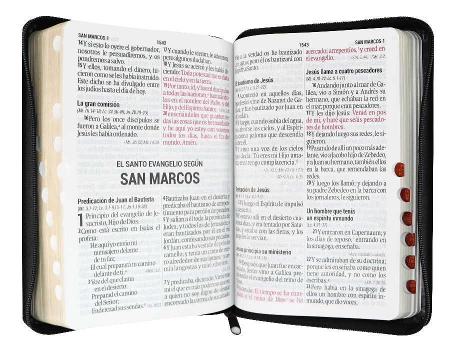 Santa Biblia Letra Gigante  Negra con Zipper – RVR1960