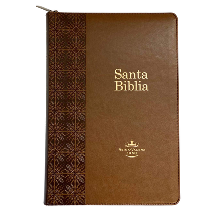 Biblia de Estudio Arcoiris, Imitacion Piel, Cafe