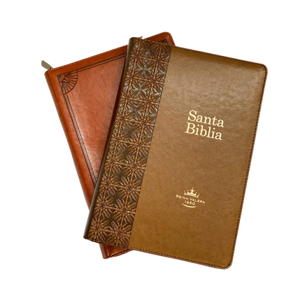 Biblia de Estudio Arcoiris, Imitacion Piel, Cafe