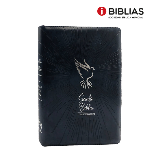 Biblia Letra Super Gigante color Azul - 19 puntos