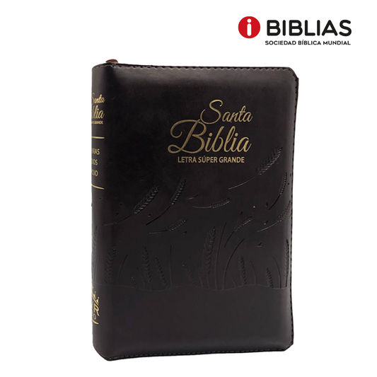 Biblia Letra Super Gigante color Café - 19 puntos