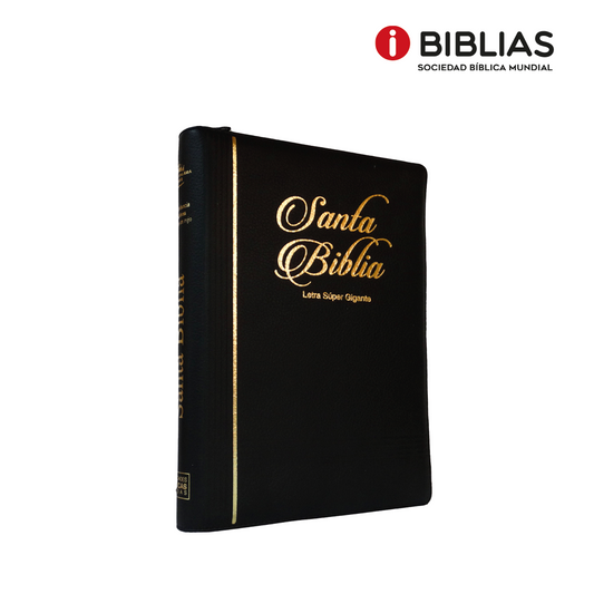 Biblia Letra Super Gigante color Negro - 19 puntos