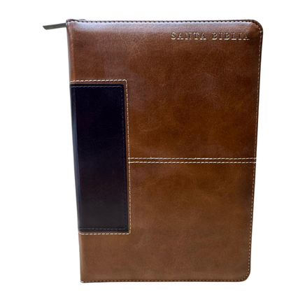 Compact Large Print Holy Bible, Imitation Leather, Blue 