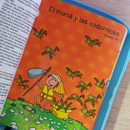 Biblia Ilustrada para Niños - color Azul